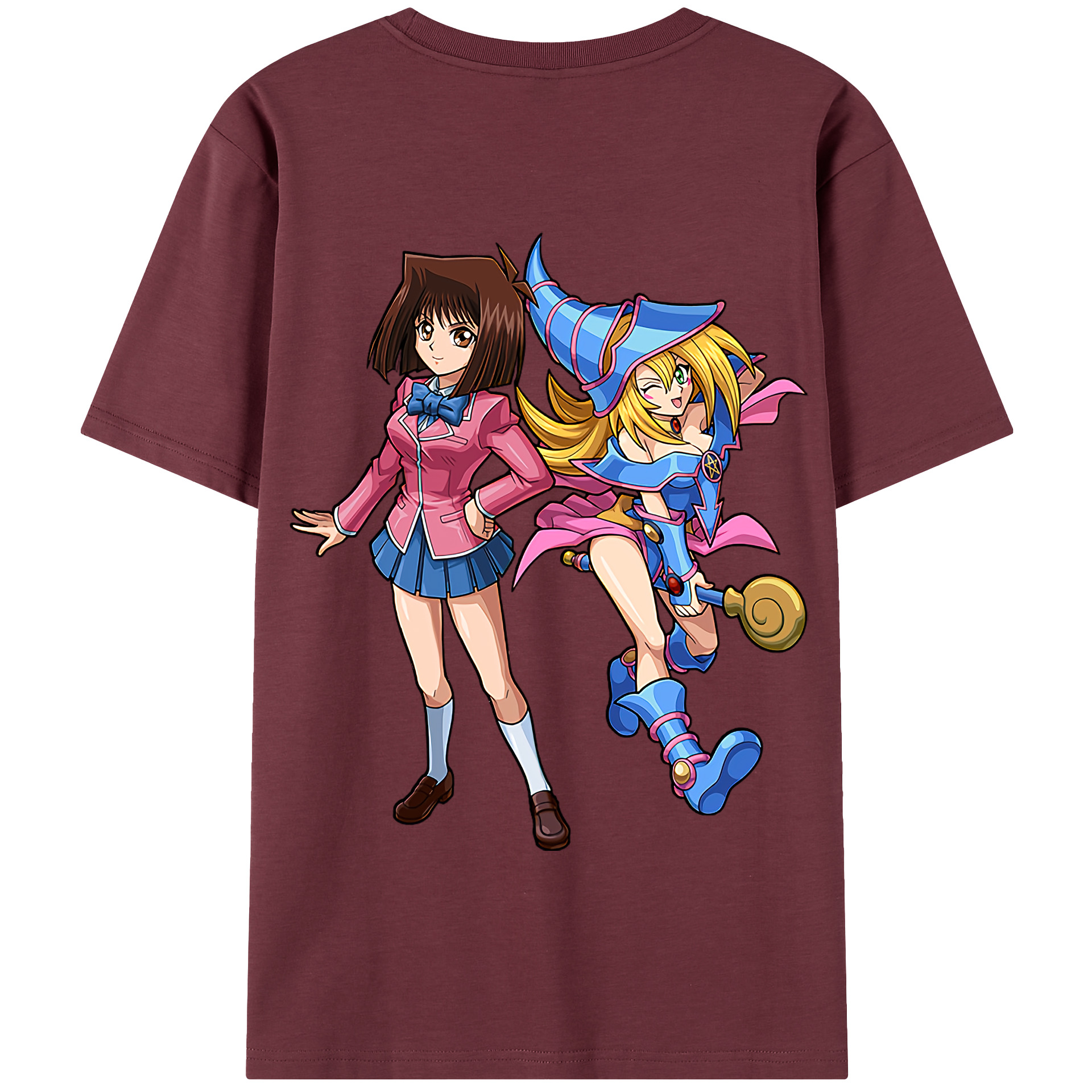 （画像用） 遊☆戯☆王 Yu-Gi-Oh! 綿100％半袖Tシャツ（背面プリント）
